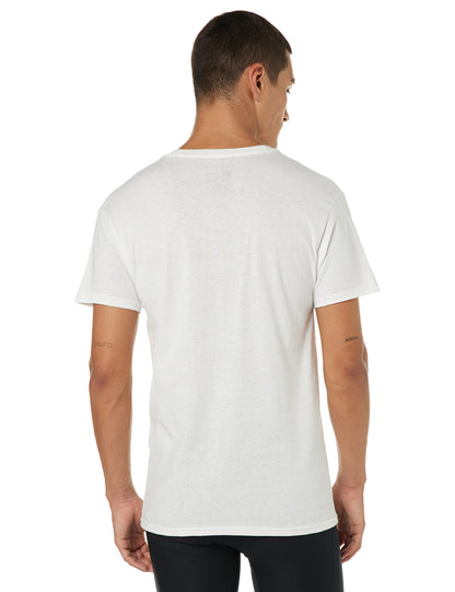 Hanes by Men's ComfortSoft V-Neck Undershirt 3-Pack, White, XL