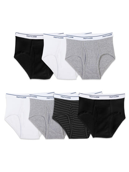 Fruit of the Loom boys Tag Free Cotton briefs underwear, Toddler‚â€“ 7 Pack Ã‚â€“ Days Week, 4-5T US