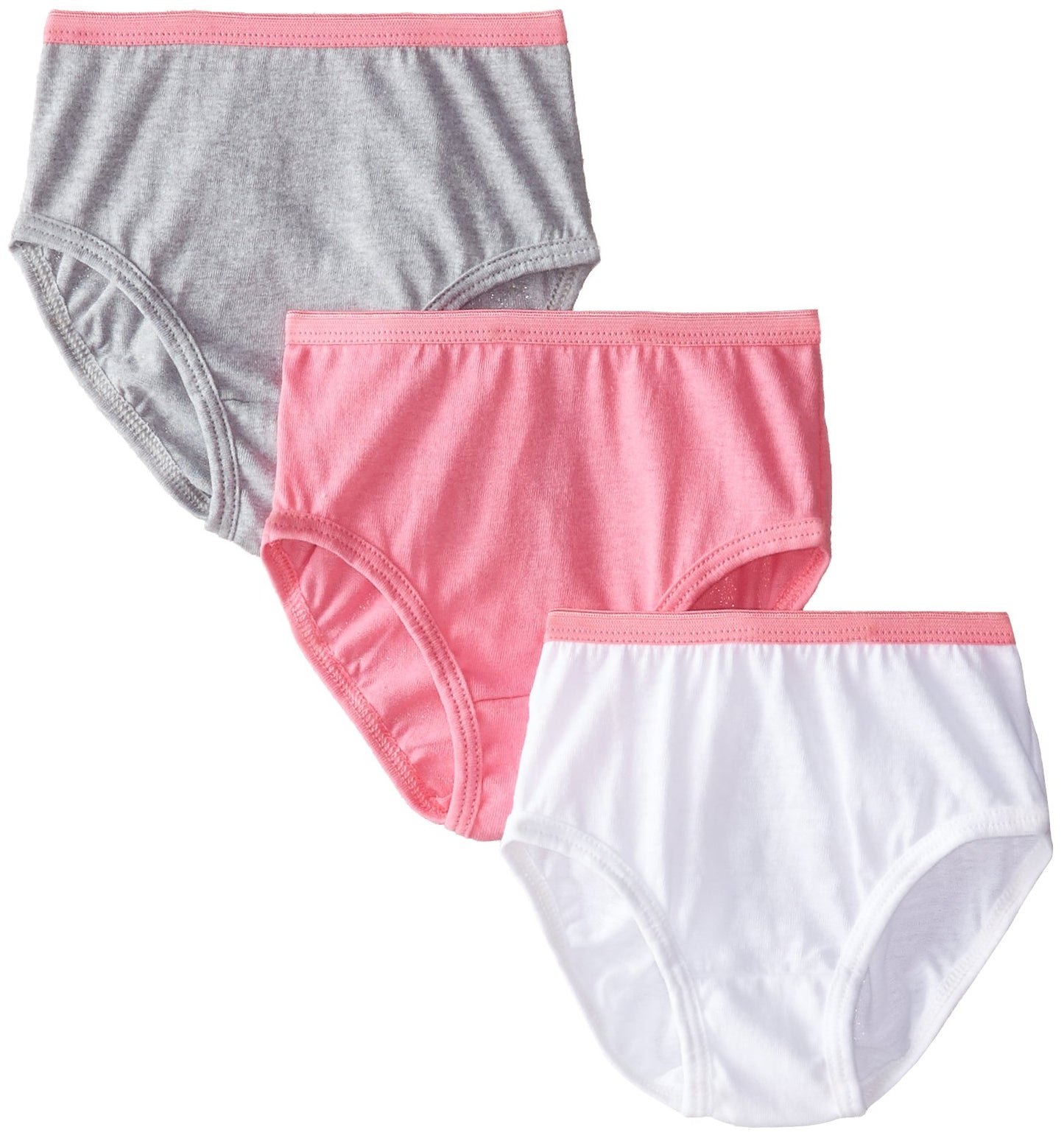 Hanes Girls Brief, Assorted, 8