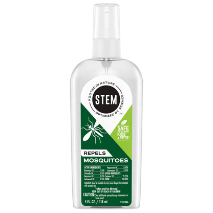 Stem Repels Mosquitoes: Mosquito Repellent Spray With Botanical Extracts; 4 fl oz (Pack Of 1)