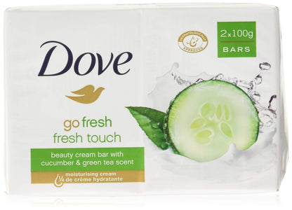 Dove Go Fresh Fresh Touch With Cucumber & Green Tea Scent By Dove for Unisex - 4 X 3.5 Oz Bar Soap, 4count