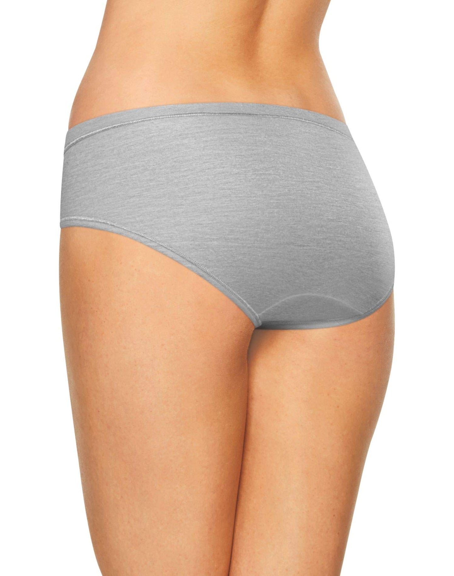 Hanes Women's Comfort Soft Bikini Panty - 4 Pack 47HUSK 6 WhiteTaupeMochaGrey