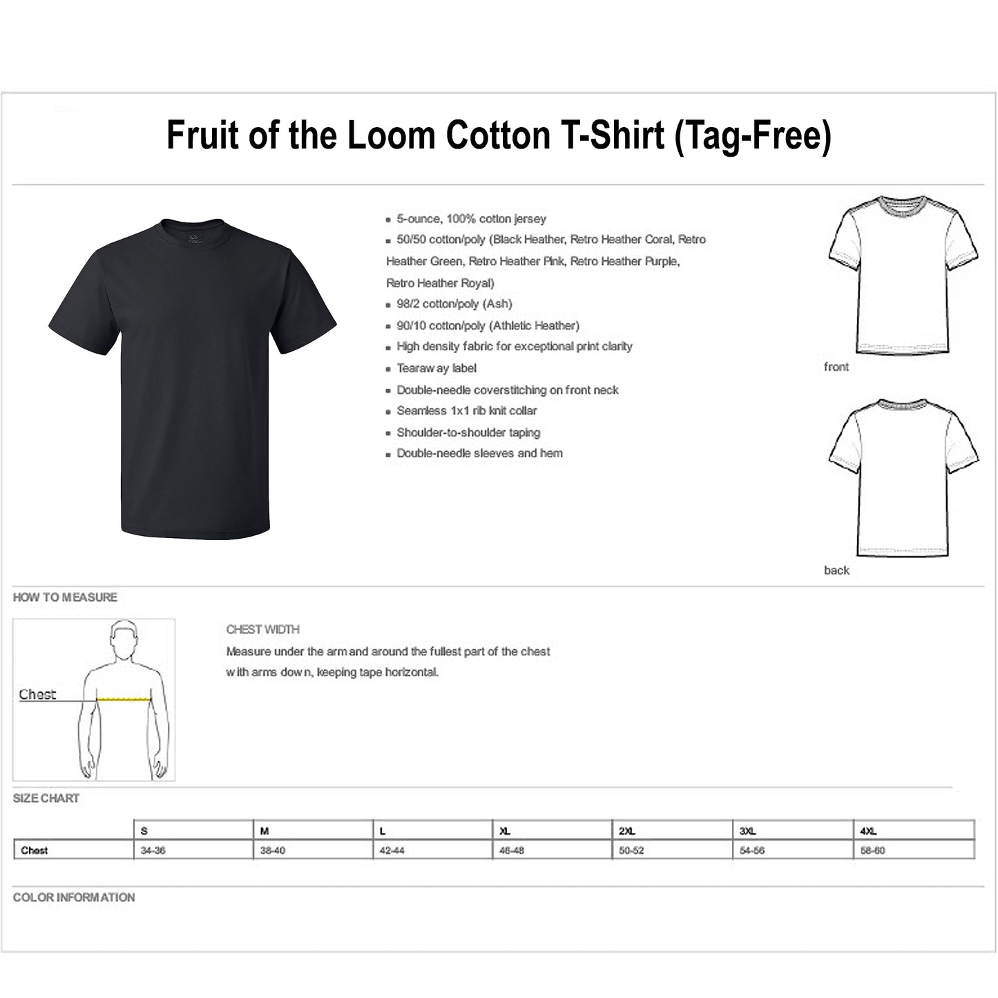 Fruit of the Loom Men's Crew T-Shirt (Pack of 4), Small, Assorted Neutral