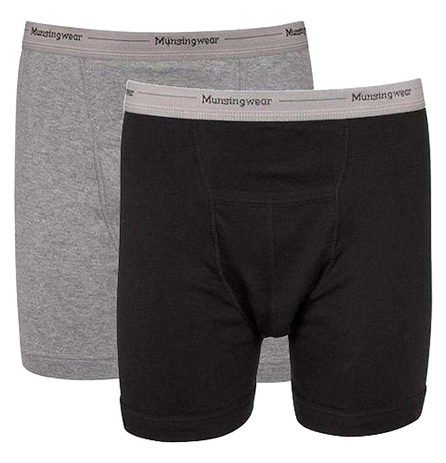 Munsingwear Men's 2-Pack Boxer Brief,White,Small
