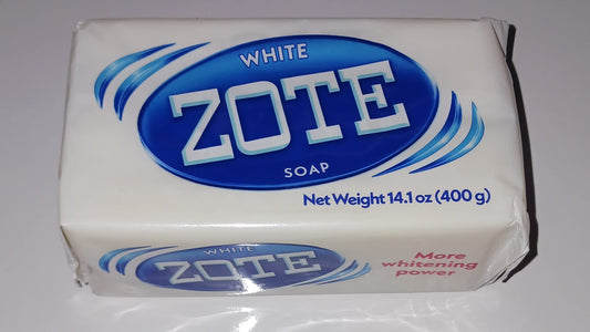 Zote Laundry Bar Soap Variety Pack - White and Pink - 2 Bars