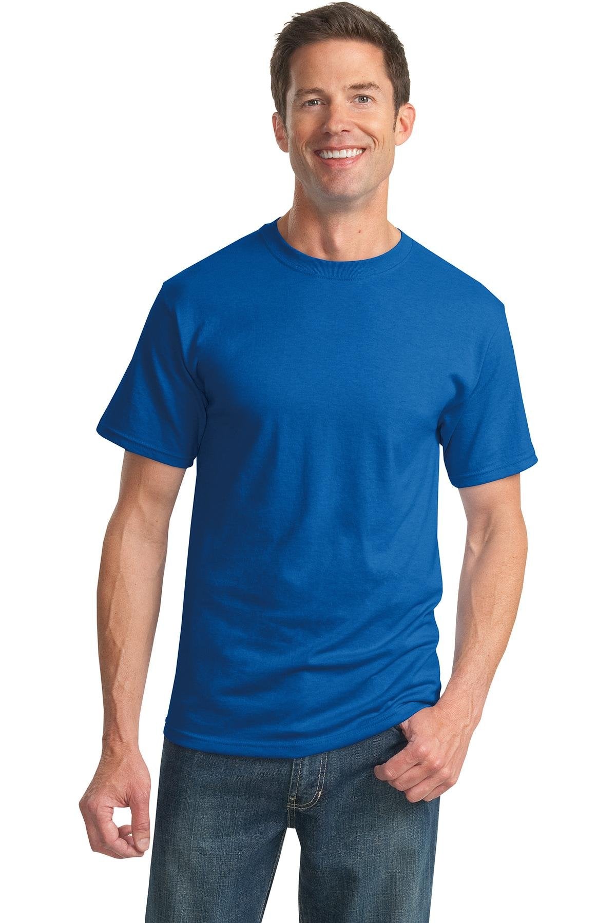 Jerzees Mens DRI-POWER Active Short Sleeve Crew T-Shirt, JZ29MR, 2X, Royal