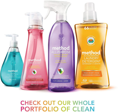 Method® Squirt + Mop Wood Floor Cleaner, Almond Scent, 25 oz Squirt Bottle