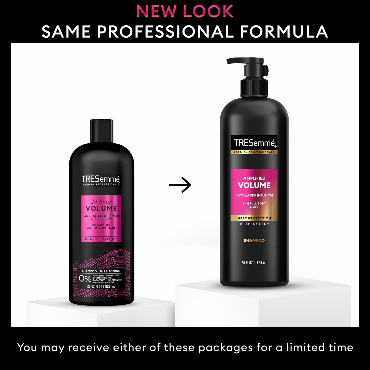 TRESemmé Shampoo Amplified Volume For Fine Hair 24 Hour Volume 28 Fl Oz