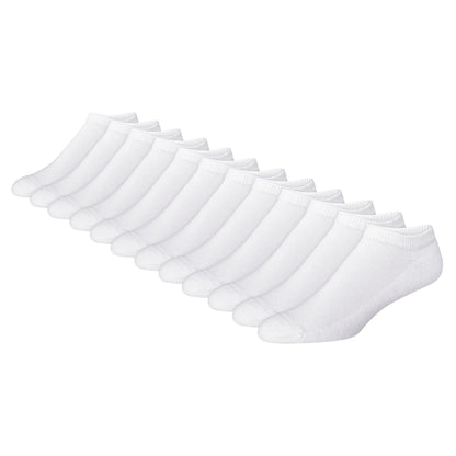 Hanes mens Hanes Men's X-temp Cushioned No Show (Pack of 12 Pairs) Casual Sock, Black, 14-Dec US