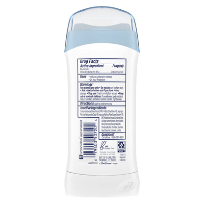 Dove Antiperspirant Deodorant, Powder 2.6 Ounce (Pack of 6)