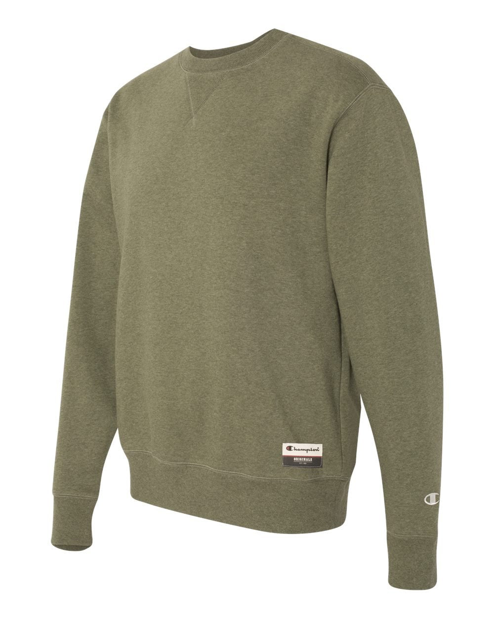 Champion Originals Sueded Fleece Crew 3XL Green Luck Heather