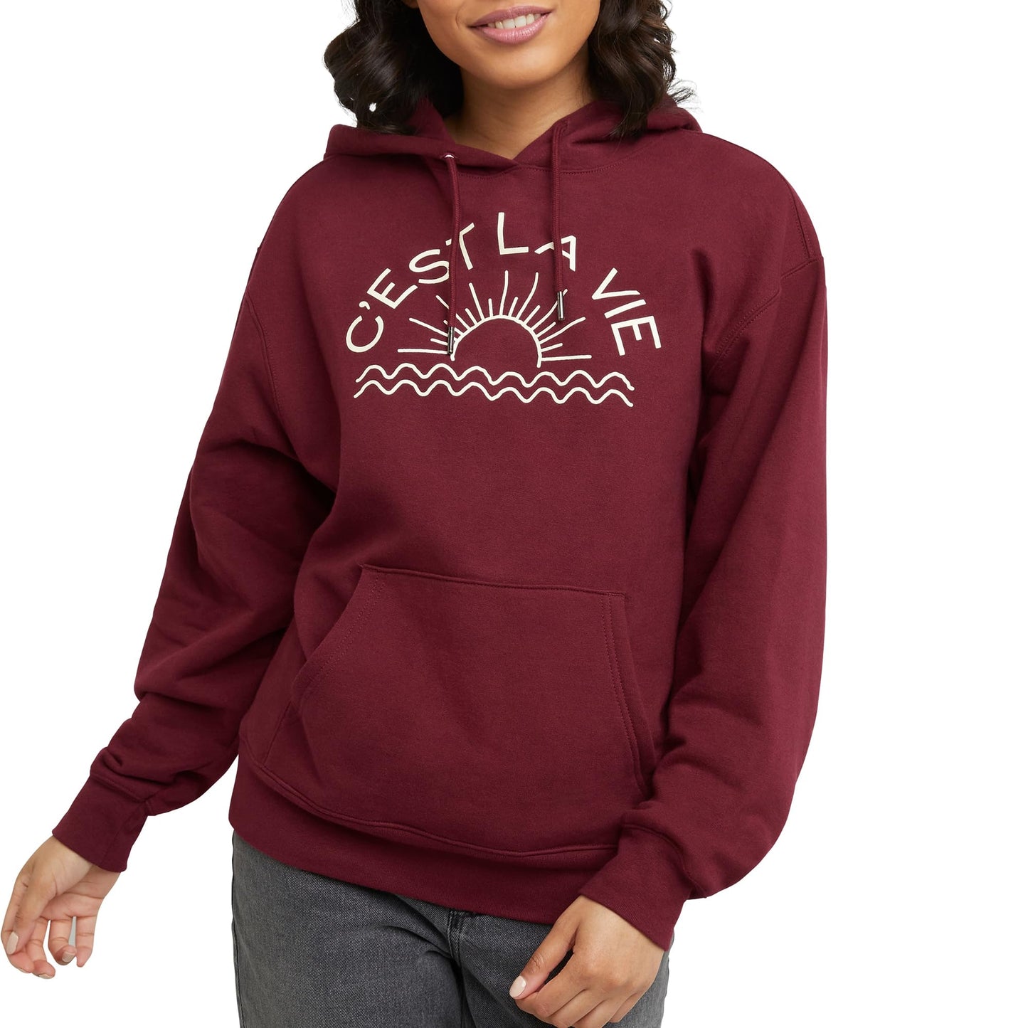 Hanes Comfortblend Originals Pullover Hoodie, Midweight Fleece Hooded Sweatshirt for Women, Available in Plus, Urban Lilac