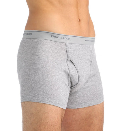 Fruit of the Loom Men's 4-pack Classics Boxer Briefs (X-Large, Assorted)