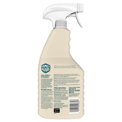 FAMILYGUARD Brand Disinfectant Spray Trigger & Multi Surface Cleaner, Antibacterial Spray, Expertly Formulated for Use In Homes with Children & Pets, Citrus Scent, 32 oz (Pack of 3)