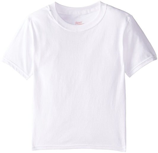 Hanes Big Boys' Crew (Pack of 3) (X-Large, White)