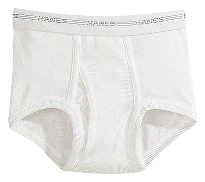 Hanes Boys White Briefs Value 6-Pack_White_Large
