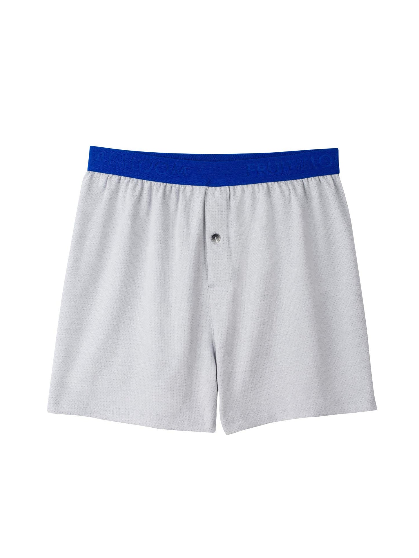 Fruit of the Loom Men's Knit Boxers 5-Pack Breathable Cooling Cotton Micro-Mesh Soft Flex Waistband