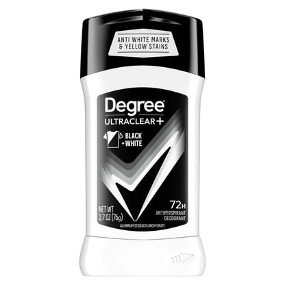 Degree Men Ultra Clear Black + White Antiperspirant and Deodorant (Pack of 6)
