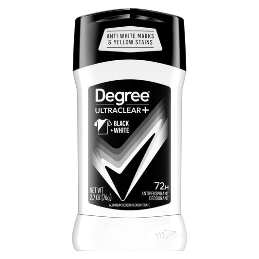 Degree Men Ultra Clear Black + White Antiperspirant and Deodorant (Pack of 6)