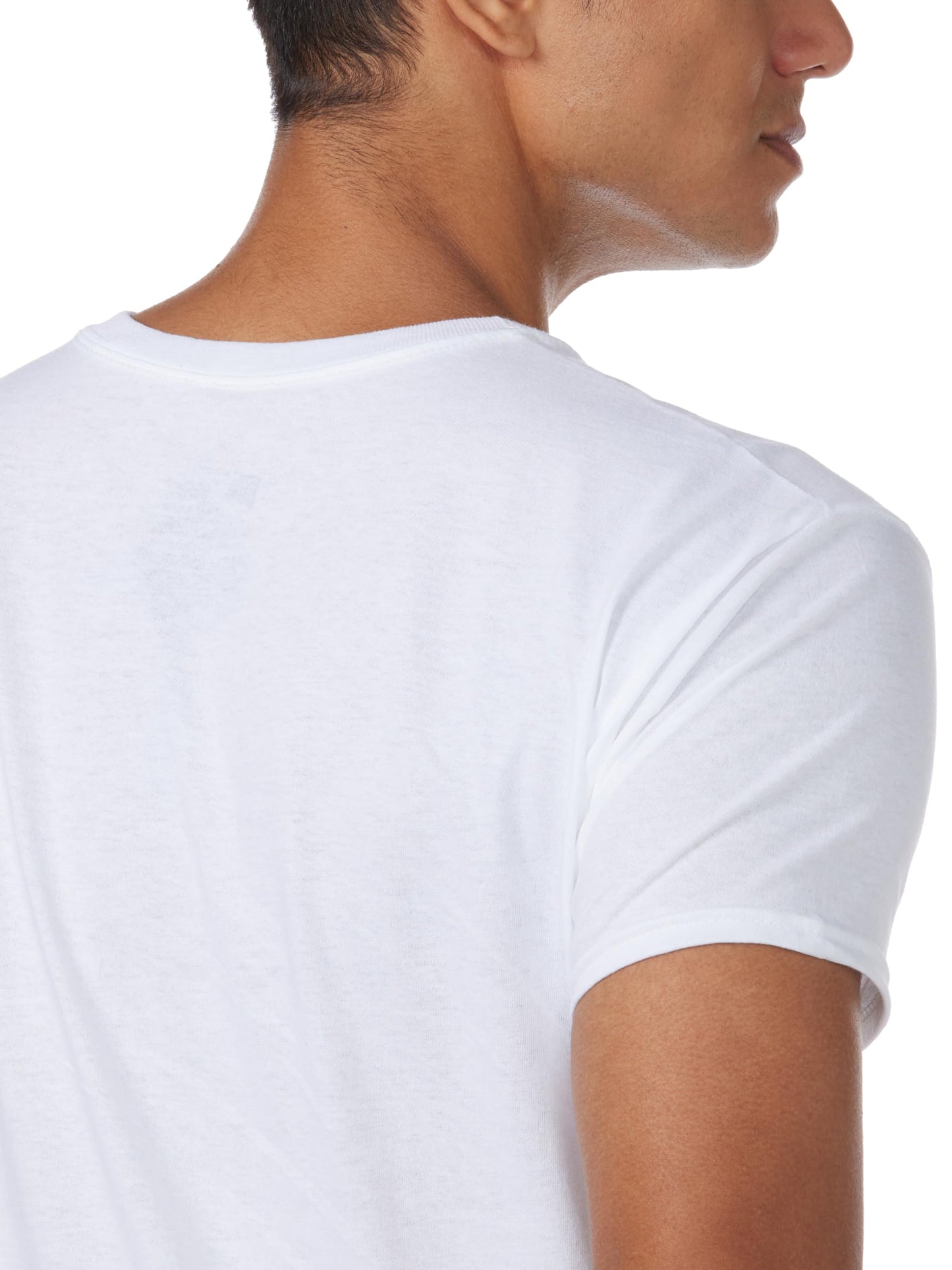 Hanes Men's 3-Pack Tagless Crew Neck T-Shirt White