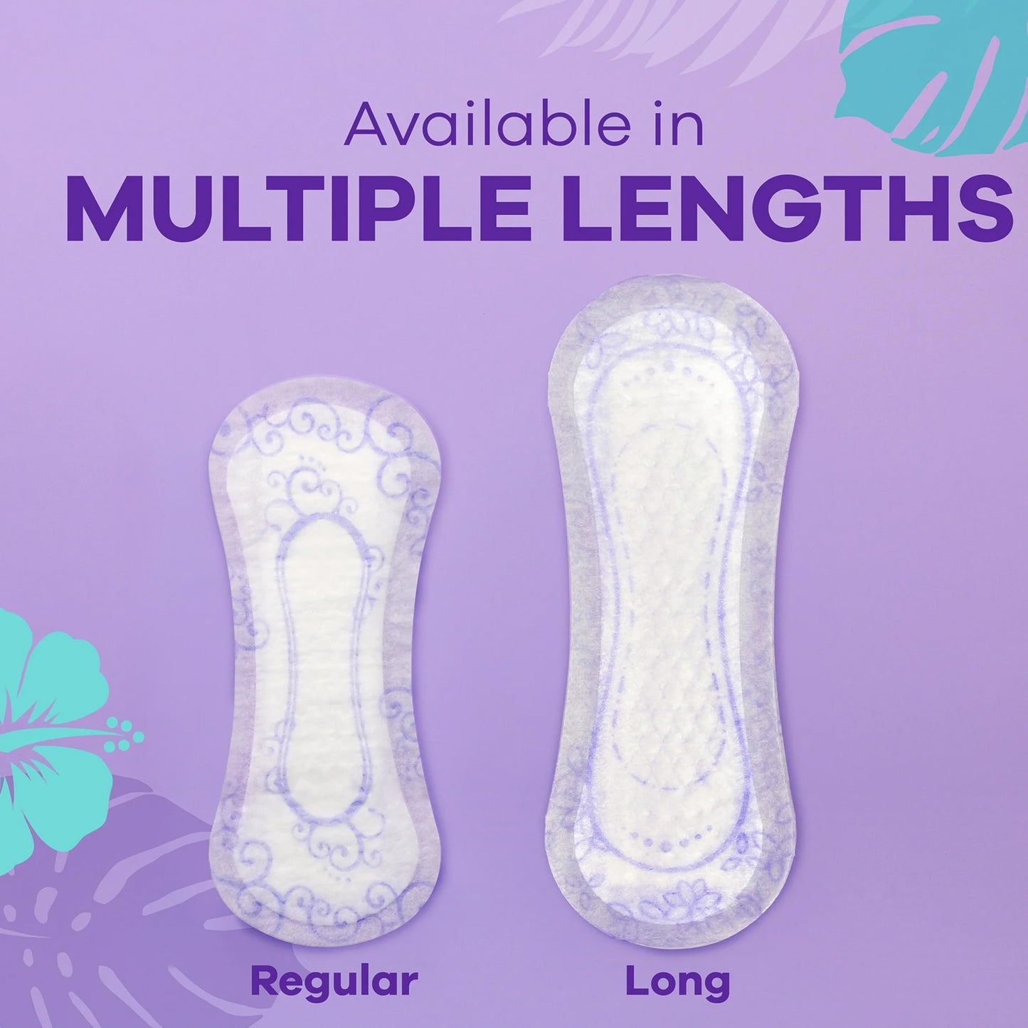 Always Radiant Pantyliners, Regular, Unscented, 48 Count, 2 Pack. (Includes 96 Pantiliners Total.)
