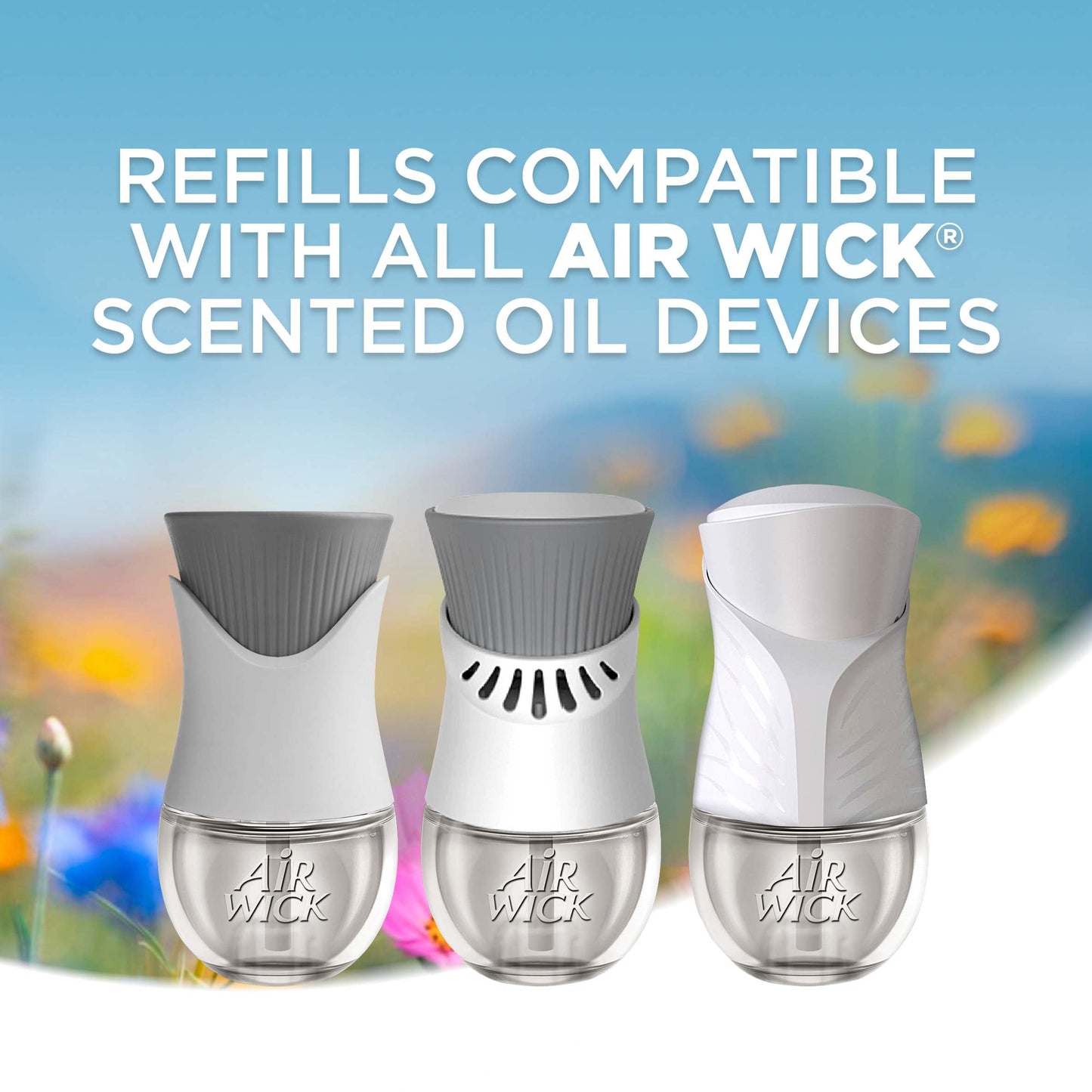 Air Wick Plug in Scented Oil Refill, 7 ct, Peach & Sweet Nectar, Air Freshener, Essential Oils