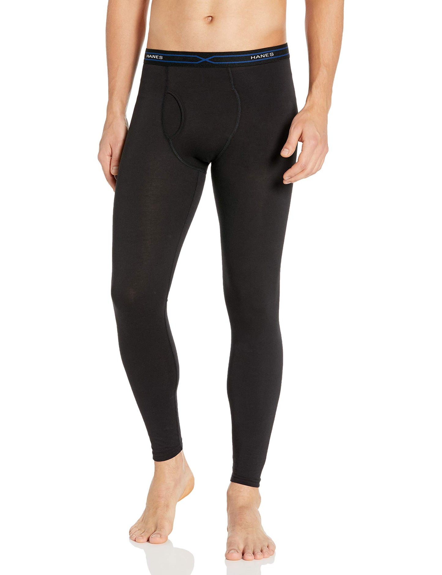 Hanes Men's Thermal Pant, Black, XX-Large