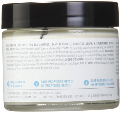 Schmidt's Natural Deodorant, Fragrance-Free, 2 Ounce