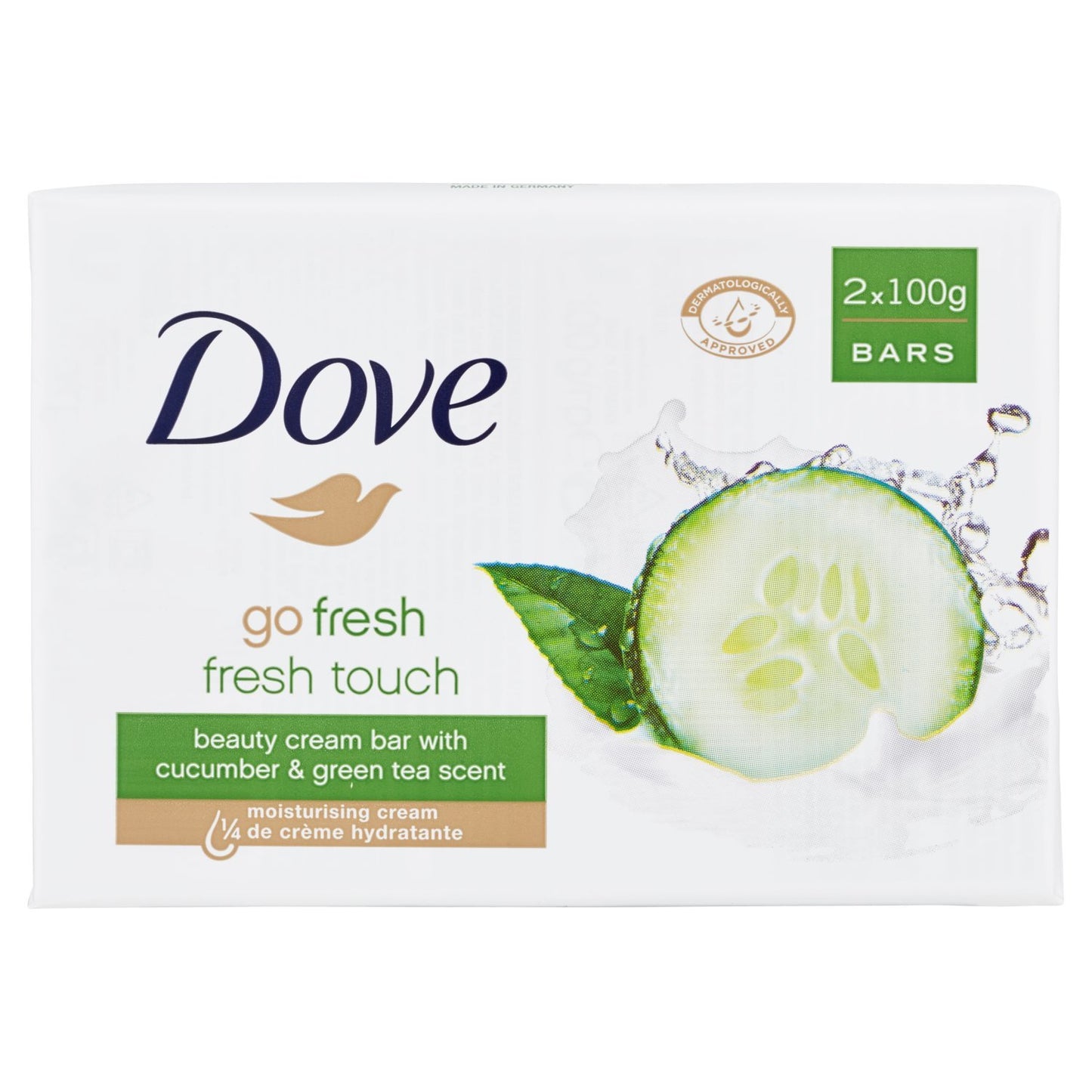 Dove Go Fresh Fresh Touch With Cucumber & Green Tea Scent By Dove for Unisex - 4 X 3.5 Oz Bar Soap, 4count