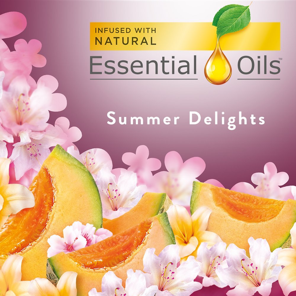 Air Wick Scented Oil Twin Refill Life Scents Summer Delights (White Flowers/Melon/Vanilla) (2X.67) Oz. (Pack of 2)