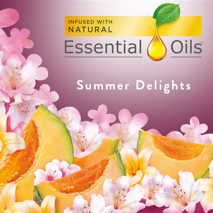 Air Wick Scented Oil Twin Refill Life Scents Summer Delights (White Flowers/Melon/Vanilla) (2X.67) Oz. (Pack of 2)