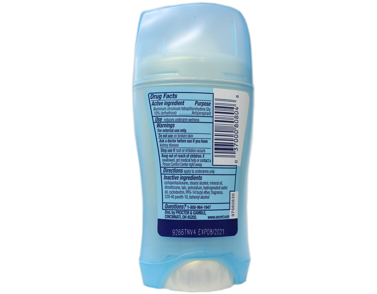 Secret Outlast Protecting Powder Invisible Solid Antiperspirant Deodorant 2.6 oz (Pack of 3)