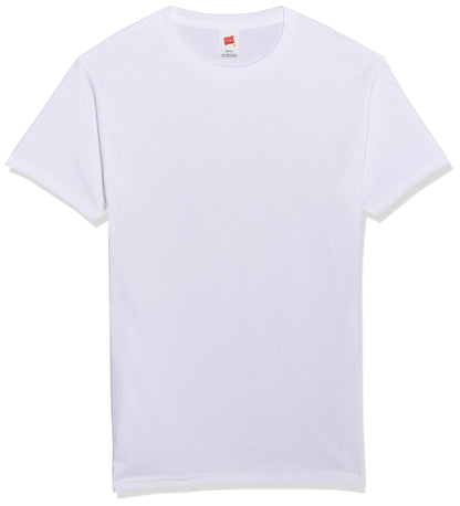 Hanes Men's ComfortSoft T-Shirt (Pack of 4) (Large-Tall, White)