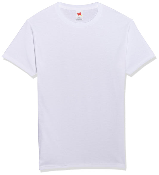 Hanes Men's ComfortSoft T-Shirt (Pack of 4) (Large-Tall, White)