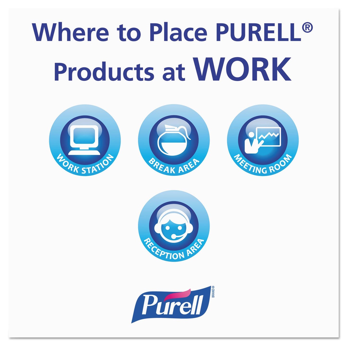 Purell Advanced Hand Sanitizer Refreshing Gel, Clean Scent, 8 fl oz Pump Bottle (Pack of 12), 9652-12