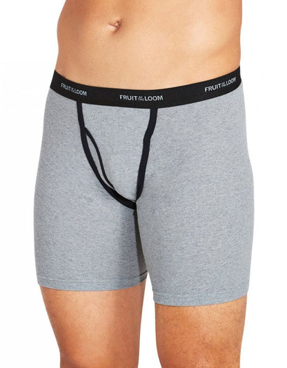 Hanes Boys' 4 Pack Ultimate Comfort Flex Printed Boxer Brief, Assorted, X-Large