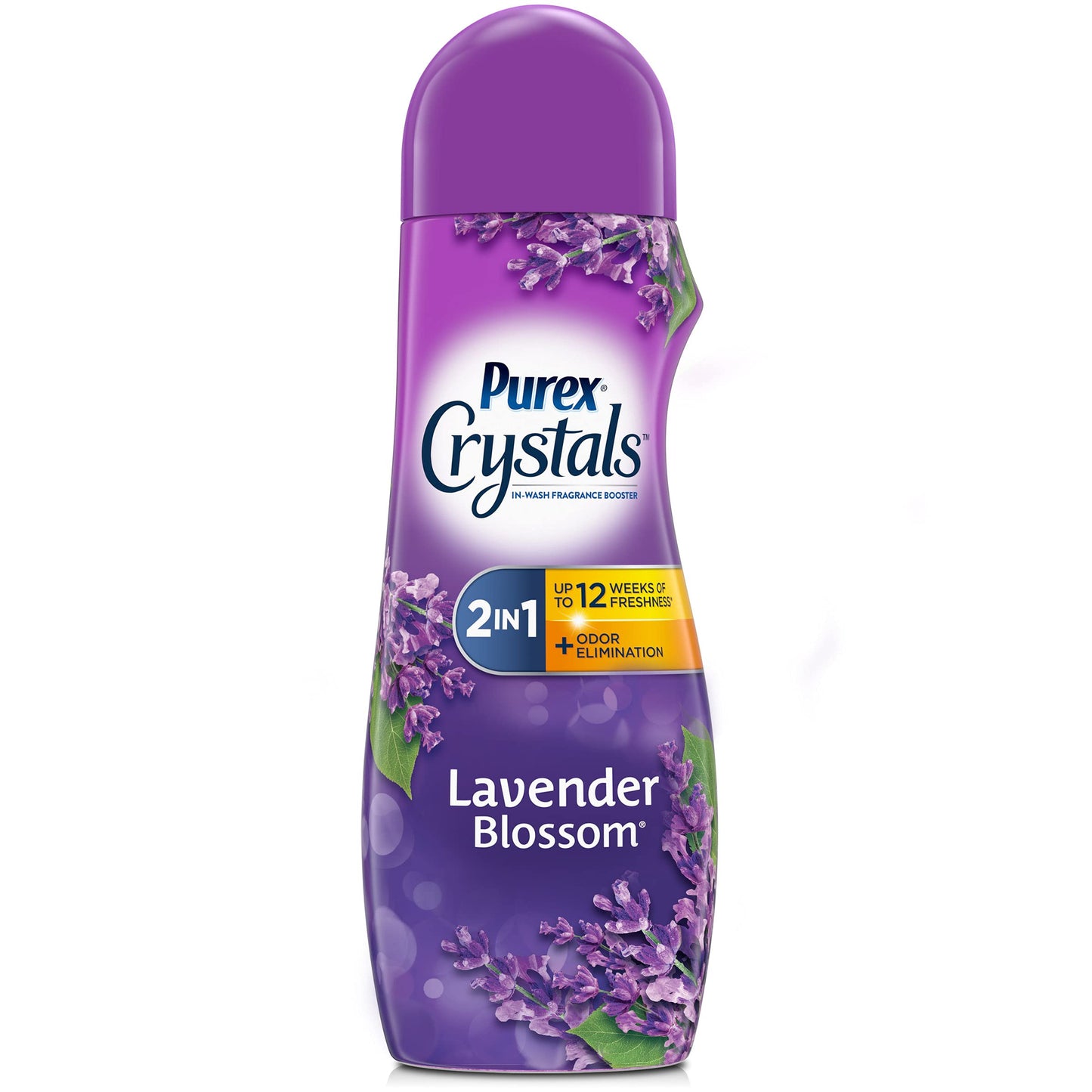 Purex Crystals In-Wash Fragrance and Scent Booster, Lavender Blossom, 15.5 Ounce, 4 Count