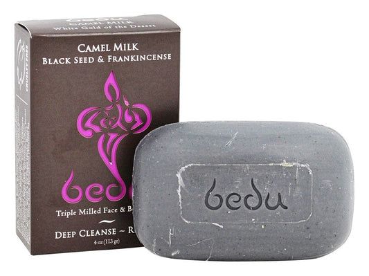 Bedu Face and Body Bar, Black Seed and Frankincense, 6 Count, 2.2 Pound