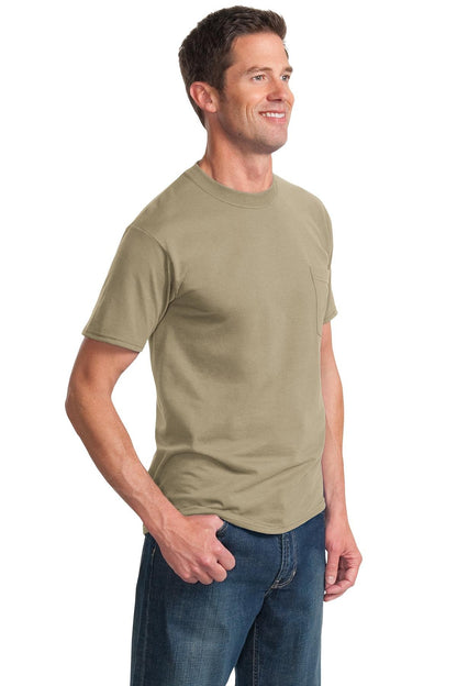 Jerzees Dri-Power Mens Active Pocket T-Shirt 3X-Large Black