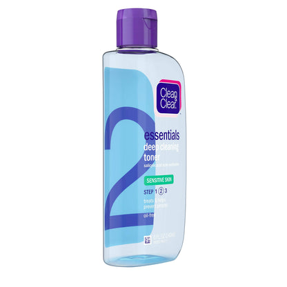 Clean & Clear Deep Cleaning Astringent Sensitive Skin 8 oz (Pack of 3)