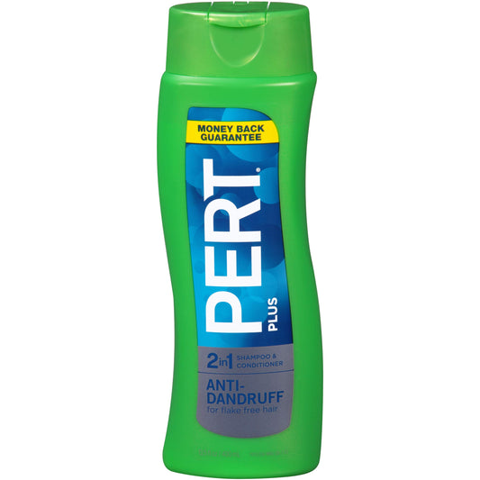 Pert Plus 2 in 1 Shampoo and Conditioner Dandruff Control 13.5 Ounces (Pack of 2)