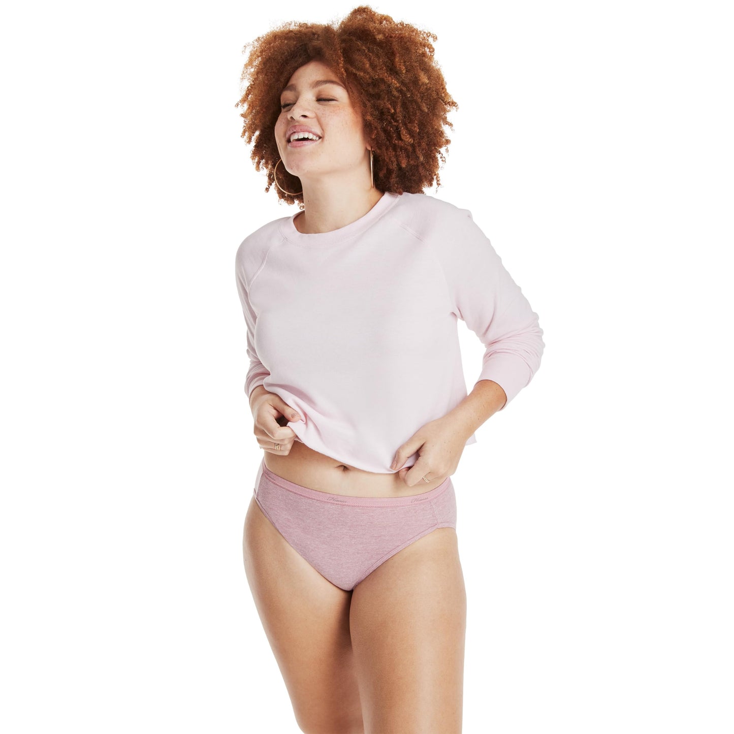 Hanes womens Cotton briefs underwear, 6 Pack - Hi Cut Assorted 1, 7 US