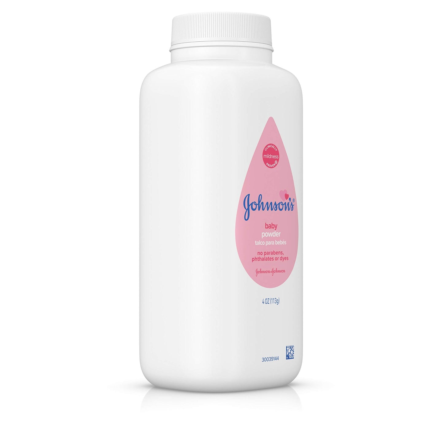 Johnson's Baby Powder, Hypoallergenic and Paraben Free, 4 oz