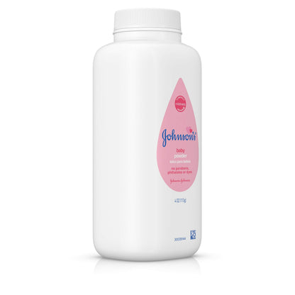 Johnson's Baby Powder, Hypoallergenic and Paraben Free, 4 oz
