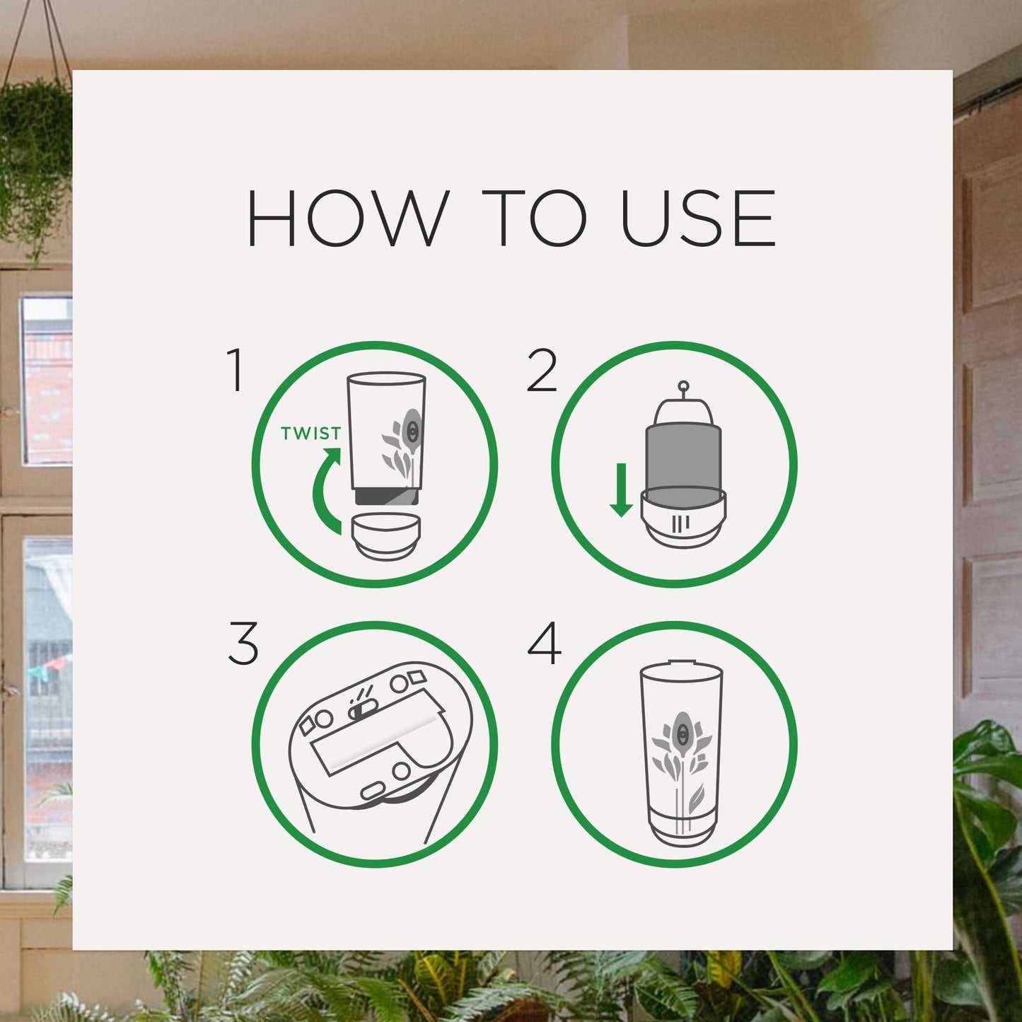 Air Wick Automatic Air Freshener Spray Refill, Lush Honeysuckle & Raspberry, Essential Oils, Odor Neutralization