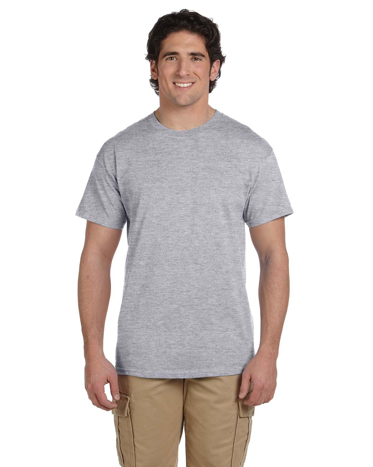 Fruit of the Loom Men's 15Pack Grey Cotton T-Shirts Undershirts Underwear, S