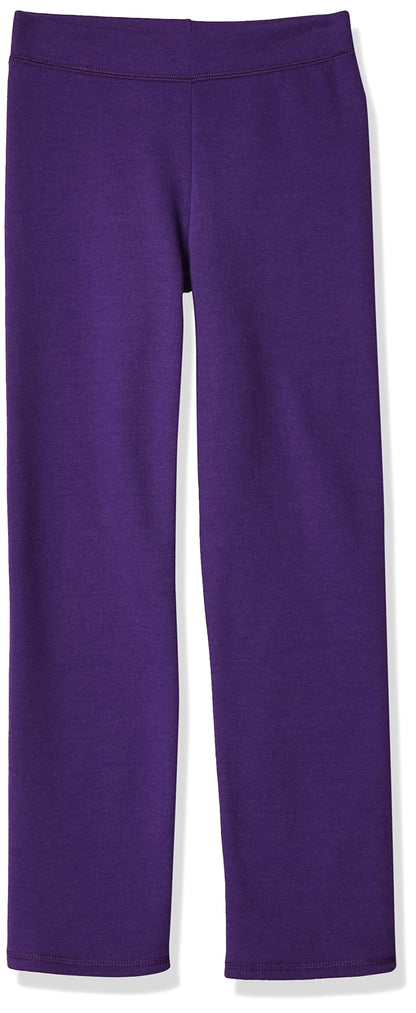 Hanes girls Comfortsoft Ecosmart Open Bottom Leg Sweatpants Pants, Navy, Small US