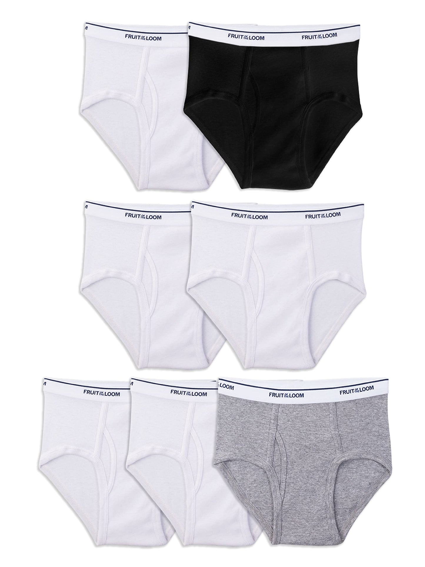 Fruit of the Loom boys Tag Free Cotton briefs underwear, Toddler‚â€“ 7 Pack Ã‚â€“ Days Week, 4-5T US