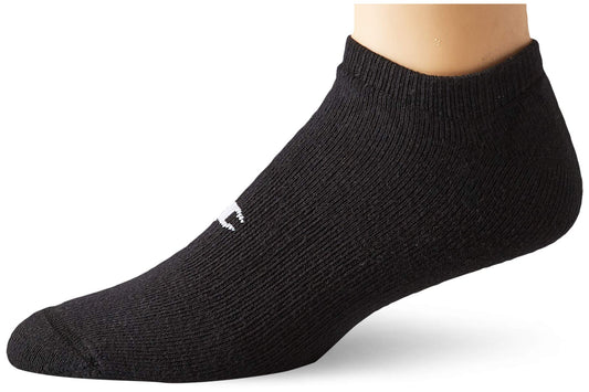 Champion Men's Double Dry Size 6 to 12, Cotton-Rich No Show Socks (Pack of 6 Pair)