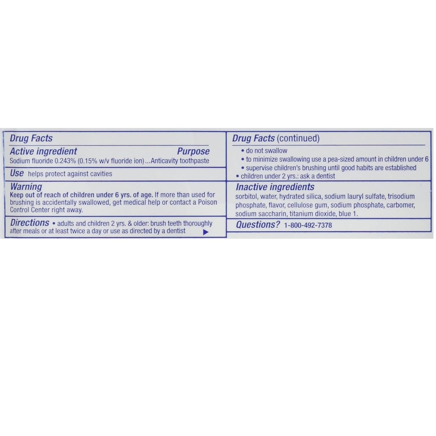 Crest Cavity Protection Toothpaste Regular - 8.2 Ounce (Pack of 4)